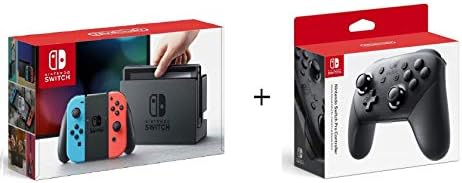 Nintendo Switch Console Neon blue&red With Pro Controller Combo Offer