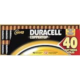 Duracell Coppertop AA Alkaline Batteries (40 count)