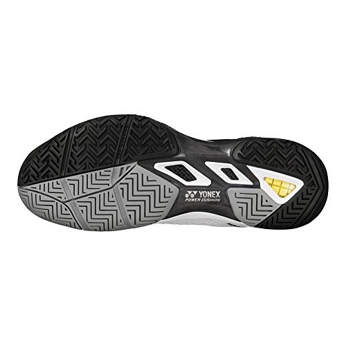 Yonex Power Cushion Eclipsion 2 Mens Tennis Shoe, White/Black (10.5)