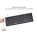 Bluebyte Multi-Device Keyboard, Full Size Bluetooth 4.0 LE & 2.4G Wireless for Windows PC, Laptop, Tablet, Smartphone