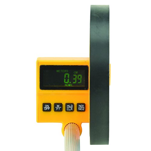 Tooluxe 01594L Rolling Measuring Wheel, 10,000 Feet, Large LCD Display, Telescoping Handle