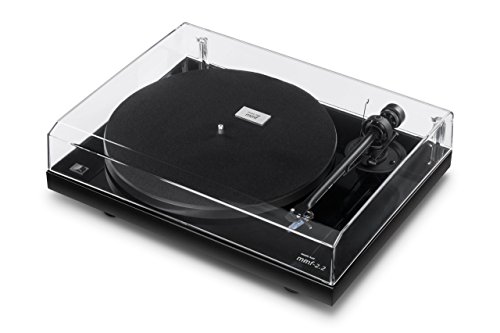 Music Hall MMF 2.2 Belt Driven Turntable with Cartridge, Gloss Black