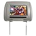 Rockville RDP711-GR 7” Grey Car Headrest Monitors w/DVD Player/USB/HDMI+Games+SD