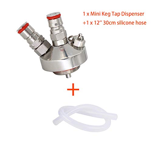 Double Ball Lock Mini Keg Dispenser,304 Stainless Steel Mini Keg Tap