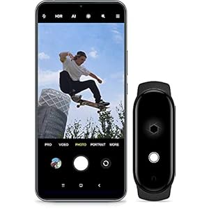 Xiaomi Mi Smart Band 5, braccialetto nero e colorato (Versione EU, Bracciale nero + verde menta) - immagine 7