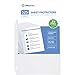 525 Clear Heavyweight Sheet Protectors - 3.3 MIL Thickness - Reinforced 3 Hole Design - Protects Photos and 8.5” x 11” Documents - Top Loading - Archival Safe - PVC and Acid Free - Box of 525