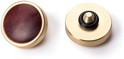 Wooden and Brass Shutter Release Button, 1 Pcs, for Fujifilm X100F X-E3 X-T20 X-T2 X-E2S X10 X20 X30 X100T X100 X100S X-E1 X-E2 XPRO-1 SXT-2 X-T10 X-PRO2, Leica M3 M6 M7 M8 M9, (Soft Convex 12mm)