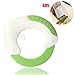 Circular Rolling Knife by ULee - Creative Ergonomic Design to Protect Your Wrist - Multiple Use for Cutting Meat, Vegetables and Pizza - Bonus Finger Protector
