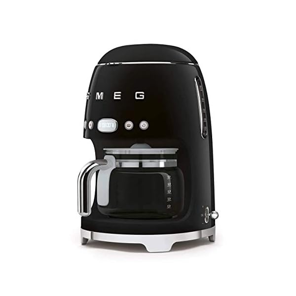 Cafetera de filtro italiana Smeg DCF02BLEU 220v. NEGRO - Imagen 3