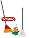 Schylling Little Helper 3 Piece Broom Set & Mop Gift Set Bundle - 2 Pack