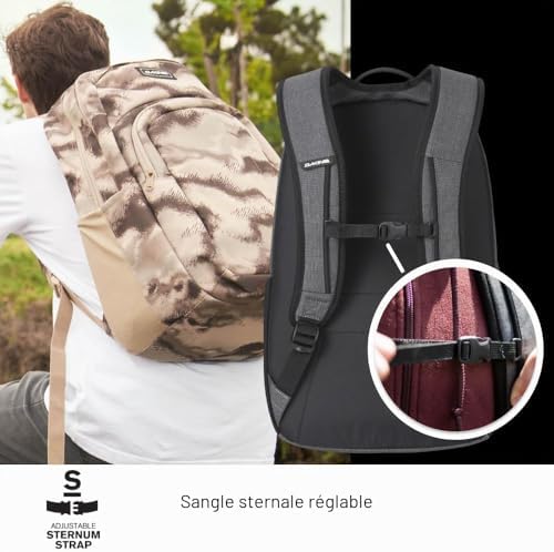 Sac à dos Campus M, 25 litres, sac robuste avec compartiment pour ordinateur portable et dos matelassé en mousse - Sac à dos pour l’école, le bureau, l’université ou pour tous les jours