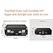DIGITNOW Bluetooth Multi-Color LED Record Player for Vinly Records with Built-in Dual Stereo Speakers,Vinyl to mp3 Recording,LP 3-Speed Belt Driven Turntable,Aux Input & RCA Output.thumb 1