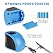Electric Pencil Sharpener, KKTICK 2-Hole USB or Battery Operated Pencil Sharpener for No.2 and Colored Pencils, Portable Small Sharpener Best for Kids Office Classroom Artists