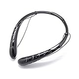 Bluetooth Headset ,Wireless Neckband Headphones with Noise Isolating Sweatproof Stereo In-ear Sports Earbuds with Mic And Volume Control for Apple, Smartphone & Bluetooth Device (black)