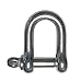 US STAINLESS Stainless Steel 316 Forged D Shackle 3/8