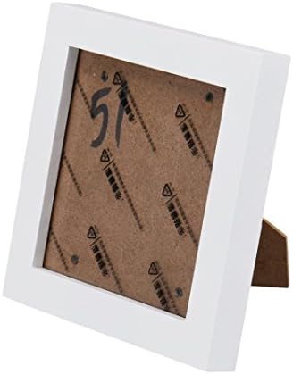 White Fashion Frame,Tosangn Office Fashion Home Decor Wooden Picture Frame Wall Photo Fram 5''