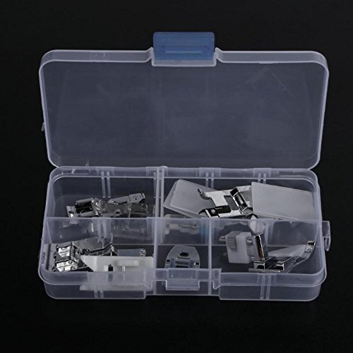 11pcs Domestic Sewing Machine Presser Foot Kit With Box Brother Singer Janom Sewing Machines Foot Tools Accessory