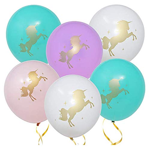 Unicorn Balloons Decorations 36 Unicorn Party Supplies 12 Colors