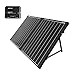 ACOPOWER 200W Portable Solar Panel Kit, Waterproof 20A Charge Controller for 12V Battery and Solar Generator for RV, Camper Trailer& Marine Black