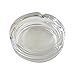 Round Clear Glass Cigarette Cigar Ashtray - Set of 4