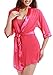 Adorneve Women's Elegant Kimono Lace Lingerie Sleepwear 4 Piece Set
