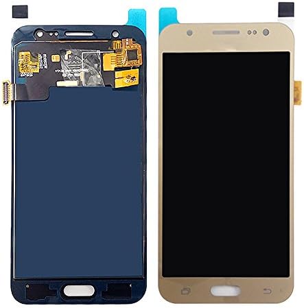 Skyline for Samsung Galaxy J5 2015 J500 J500F SM-J500F LCD Display Touch Screen Digitizer Assembly Replacement for Samsung J5 2015 LCD with Brightness Adjustment (Gold, 2017)