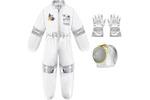 Astronaut Costume Kids, Space Suit boy Spaceman Jumpsuit,Onesie Space Suit Halloween Costume Outfit