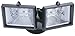 Lithonia Lighting OFTM 300Q 120 LP BZ M6 Mini Twin-Head Flood Light 150-Watt Double Ended Quartz Halogen Lamps, Black Bronze