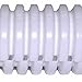 Flexible Polyethylene Wire Loom, 1 Inch, Diameter, 15 Feet, White