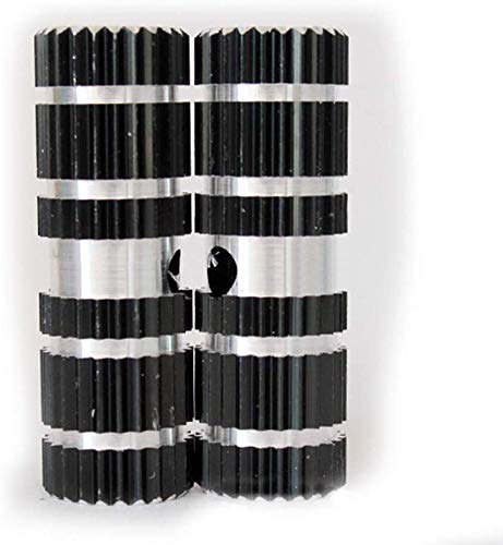 Aochol Axle Foot Pegs, 2 PCS 220lb Capacity Aluminum Alloy Bicycle Foot Stunt Pegs, for Kids Adult BMX Mountain Bike Bicycle Cycling(Black)