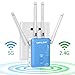 AC1200 Dual Band WiFi Range Extender - Wavlink Wireless Repeater Signal Booster/Access Point/Router with 2 Ethernet Port/External Antenna-Updated Version