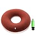 Premium Inflatable Donut Cushion Comfortable for Hemorrhoid,Back and Tailbone Pain Relief. Medical Donut Cushion Ideal for Coccyx Pain, Bedsores, Child Birth, and Pregnancy_Red