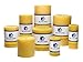 Bluecorn Beeswax 100% Pure Beeswax Pillar Candles | Natural Beeswax Candles, Unscented Yellow Candles | Soy, Paraffin, & Fragrance Free | 2x3, 25 Hour Burn Time | Handmade in Colorado
