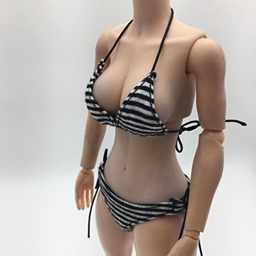 SunniMix 1:6 Bikini Set Kit Suit Bra&Briefs for 12inch Body Action Figure Accessories