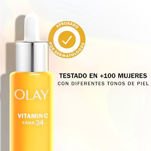 Vitamin C + AHA Sérum Facial Iluminador Antimanchas, 40ml