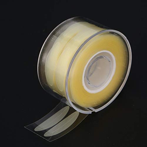 Liobaba 300 Pairs Double Eyelid Tape Stickers,Invisible Eye Stickers Natural Waterproof Eye Tape Adhesive Magic Charm Big Eye Fiber Glue Tapes 2 Roller + Shaped Fork