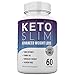 Keto Slim Advanced Weight Loss - Burn Fat Fast for Energy Hack - Beta BHB - Gluten Free - 30 Day Supply - 60 Capsules