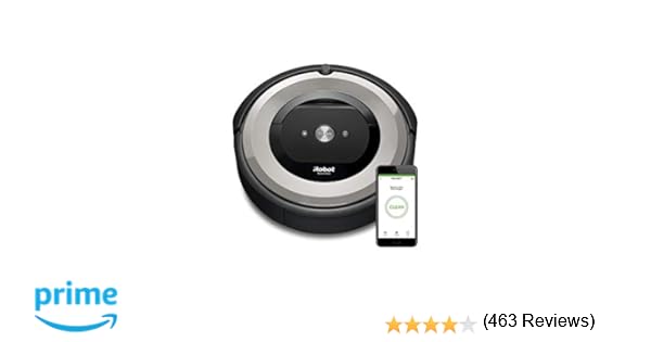 iRobot Roomba e5154 - Robot Aspirador Óptimo Mascotas, Succión 5 Veces Superior, Cepillos de Goma Antienredos, Sensores Dirt Detect, Suelos Duros y ...