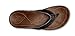 OLUKAI Ohana Women's Beach Sandals, Quick-Dry Flip-Flop Slides, Water Resistant, Wet Grip Soles & Compression Molded Footbed, Pewter/Black, 7