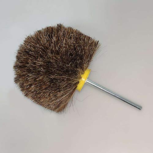 Fityle Wire Wheel Drill Bits - 4 inch Flat - Drill Attachment Brushes - Horsehair