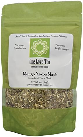 One Love Tea - Mango Yerba Mate - 3 Oz Loose Leaf Tea