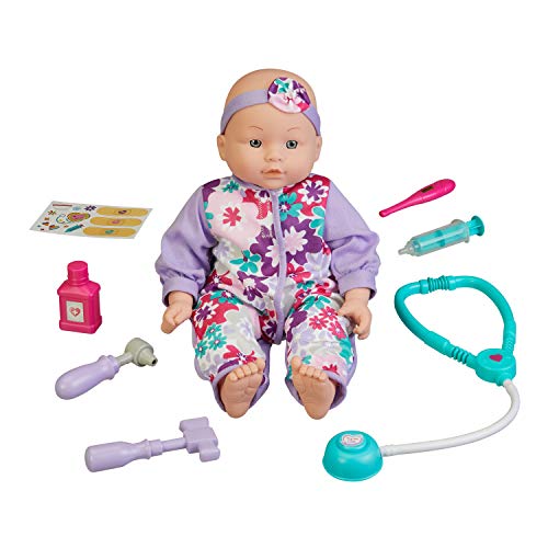 My Sweet Love 10-Piece Purple Baby Doll w/Doctor Play Set