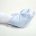 MediChoice Heel Pillow, 1 Pair, Breathable Cotton Polyester Cover with Microfiber Fill, Hook and Loop Fasteners, Universal (1 Pair)