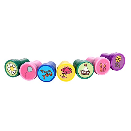 Stamps for Kids, LUCKYBIRD Best Sell Kids Stamp Set/ Heart Toy Stamp/Plastic Stamps, 26 Count - Thumbnail 6