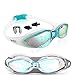 Swim Goggles | Swimming Goggles For Men Women Adults - Best Non Leaking Anti-Fog UV Protection Clear Vision - Free Goggle Case Nose and Ear Plugs | U-FIT