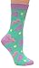 Anydaze Circa 1990's, Women's Crew Socks, Soft Combed Cotton and smooth toe