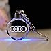 Fitracker 2018 New Style Keychian Accessories Car Key Ring LED Crystal 7 Color Light Changing Gift for Drivers