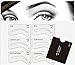 Eyebrow stencil for styling perfectly plucked and even eyebrows, eyebrows powdering, eyebrows, eyebrows Styling by Blissany - 6 Styles for the perfect appearance