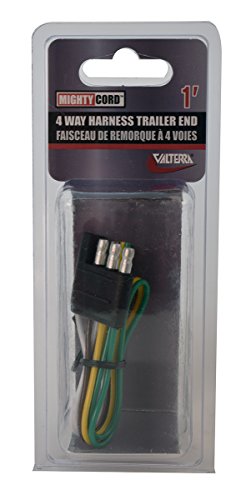 Valterra A10-4401VP 12" Long 4 Way Flat Trailer End Connector (Retail Packaging)