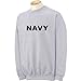 NAVY Crewneck Sweatshirt in Gray